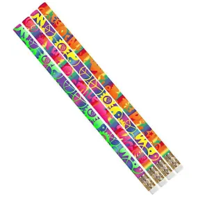 (12 Dz) Peace Pencils 12 Per Pk