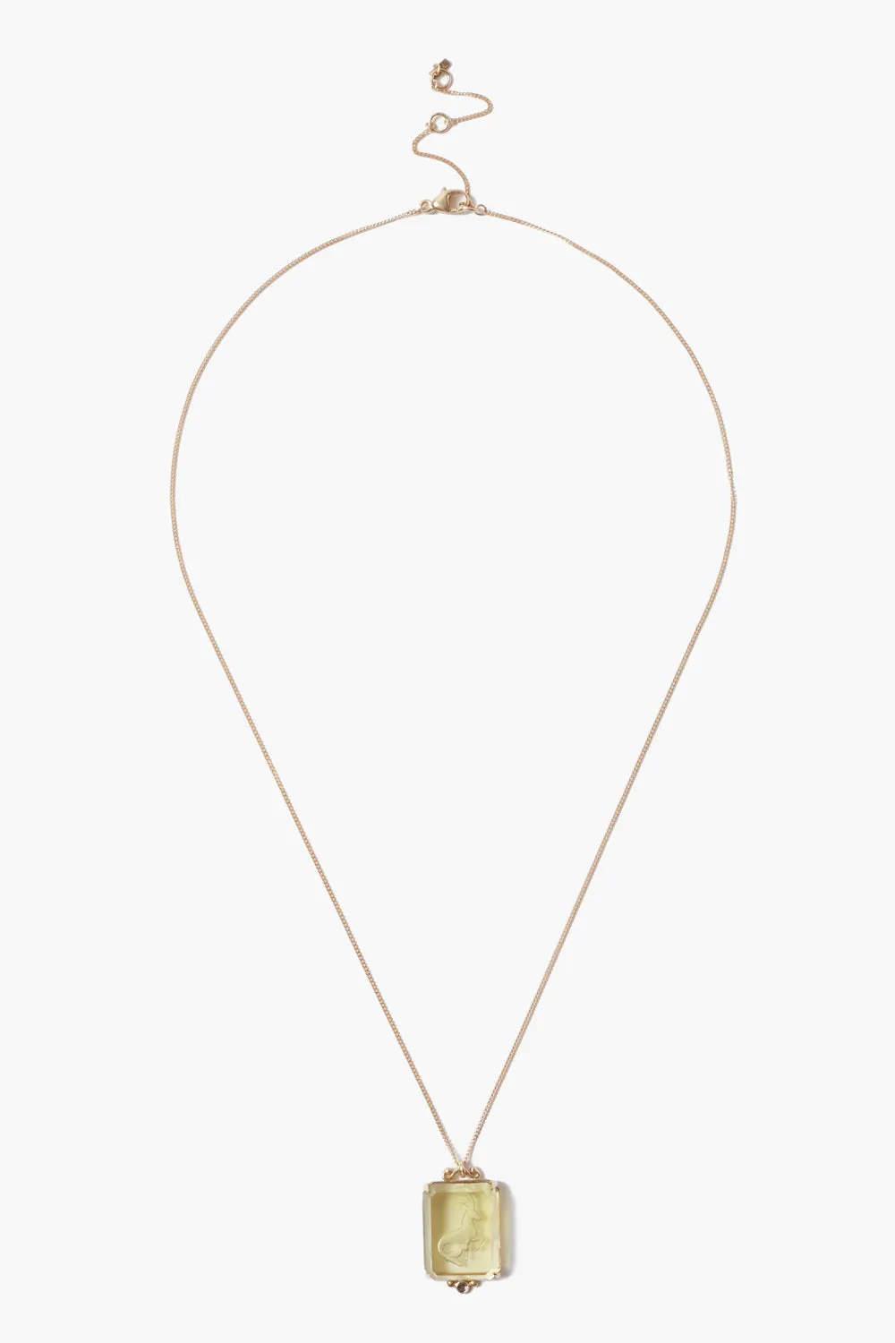 14k Capricorn Zodiac Necklace