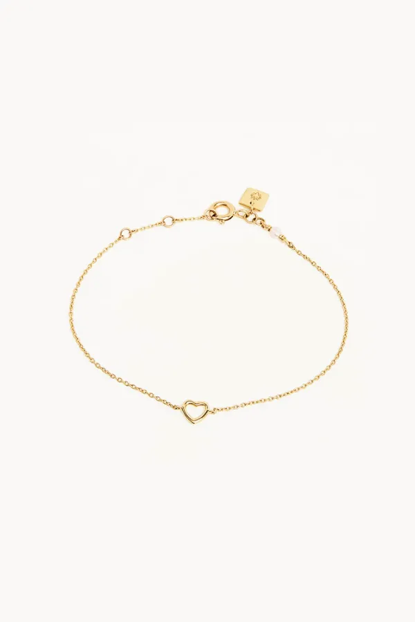 14k Solid Gold Pure Love Bracelet