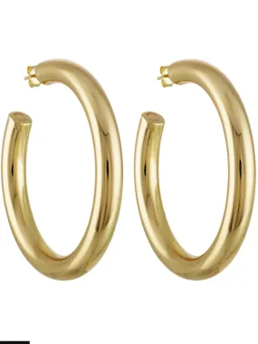 2.5" Perfect Hoops in Gold- Gold Plated