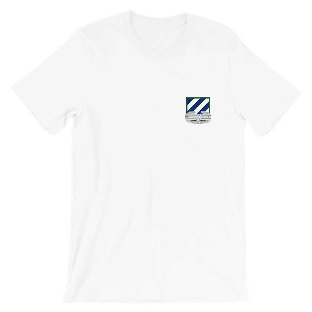 3rd Infantry patch and Combat Action Badge (CAB) Short-Sleeve Unisex T-Shirt