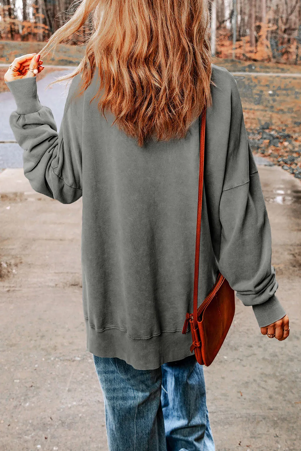 5 Cozy Drop Shoulder Sweatshirts ( S - 2X)