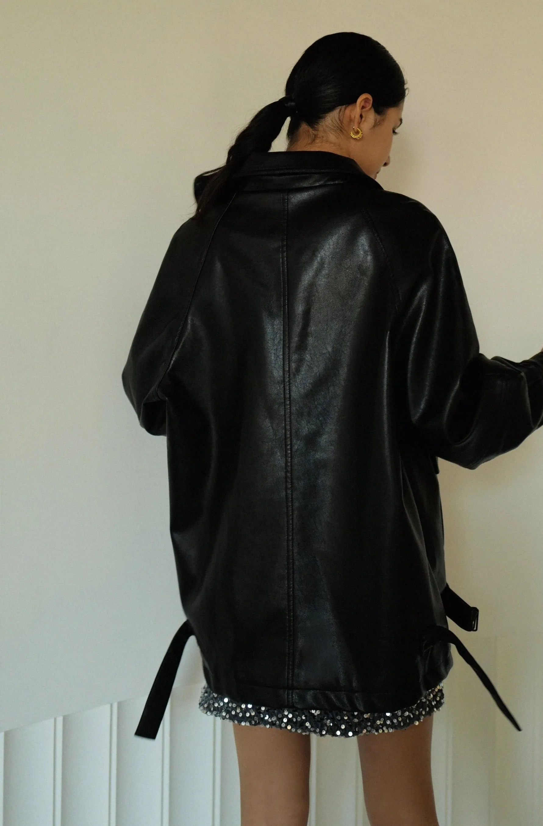 A fistful of dollars faux leather jacket