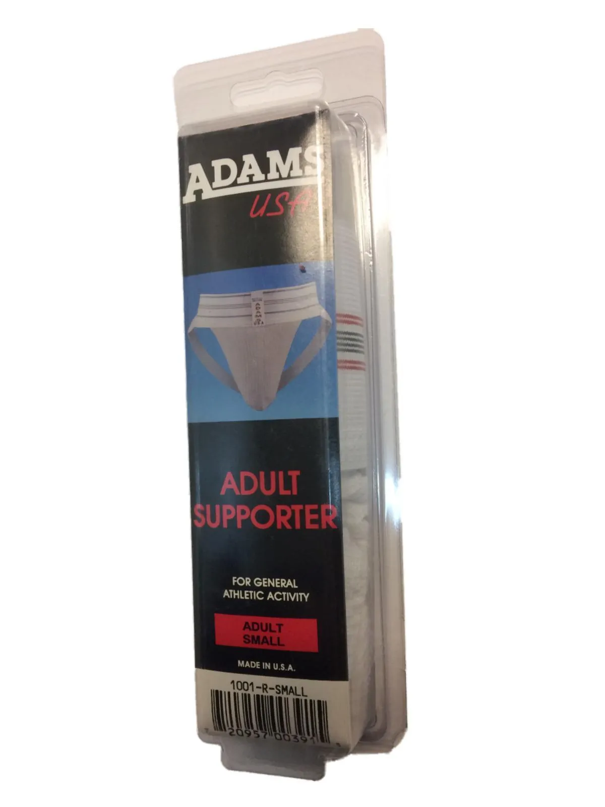 Adams USA 1000-R Adult Men's White General Athletic Activity Supporter (S)