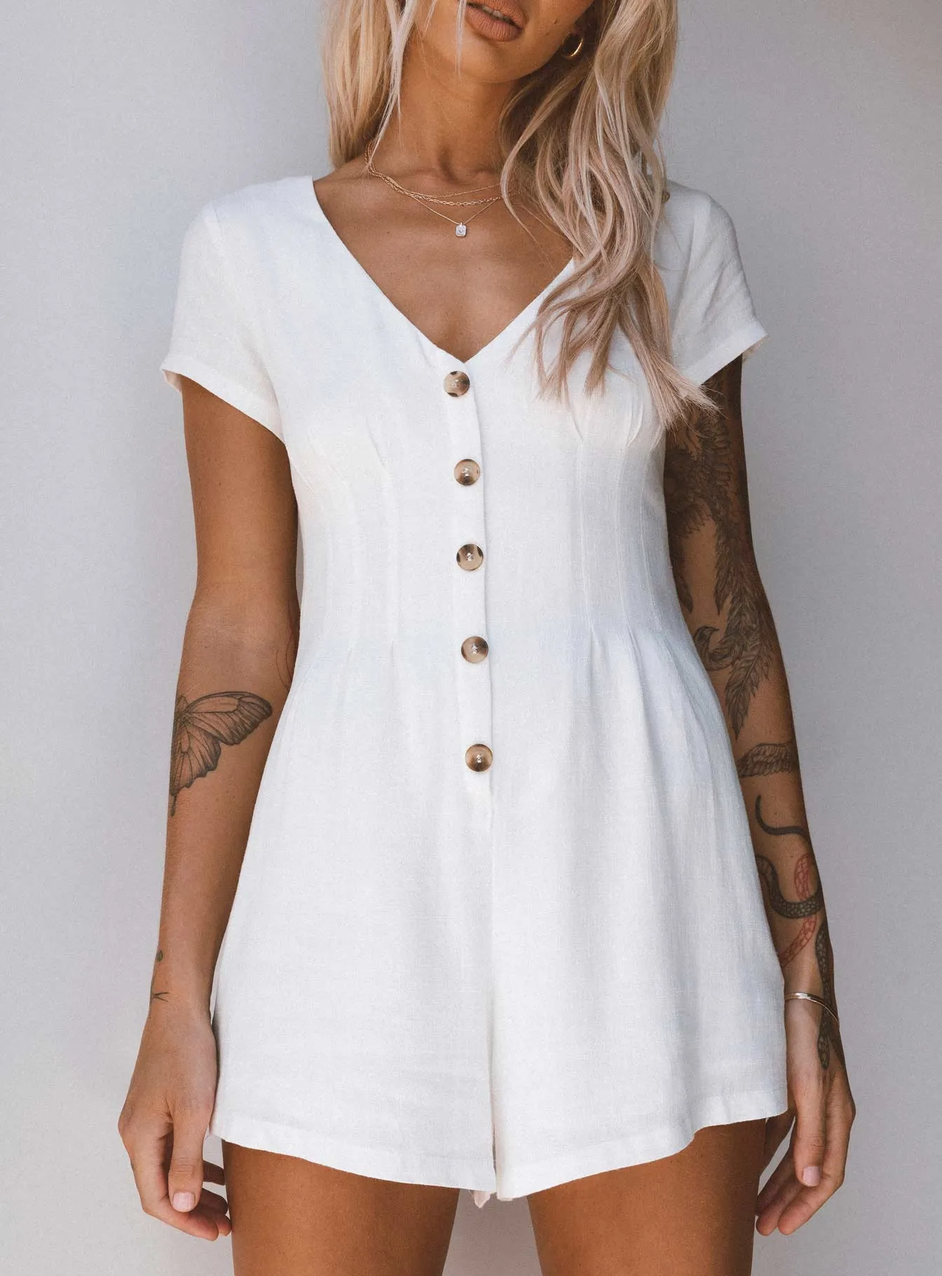 Adi Playsuit White