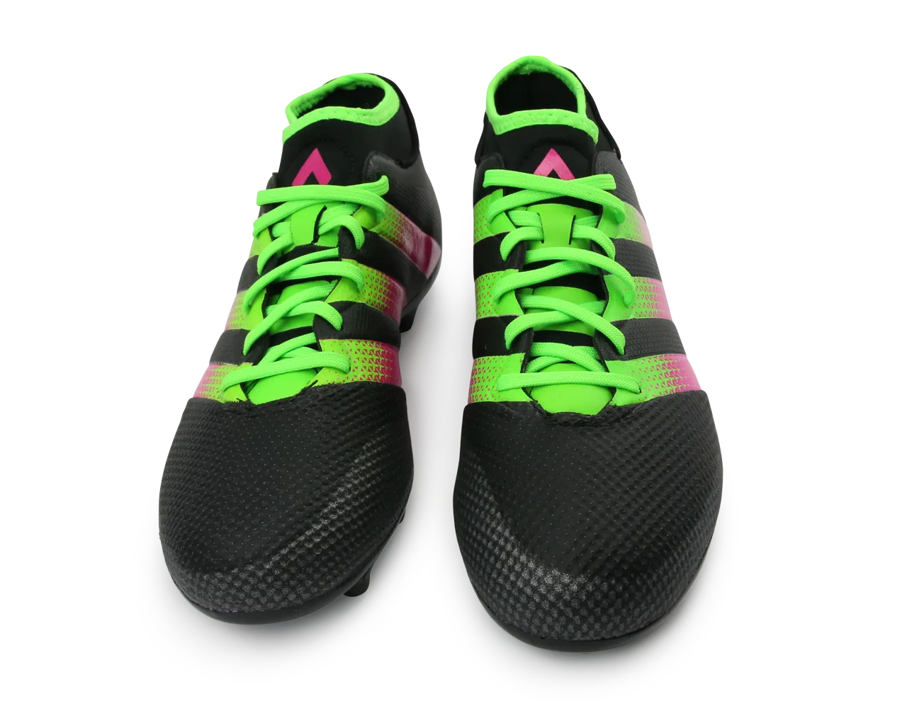 adidas Men's ACE 16.3 Primemesh FG/AG Black/Solar Green/Shock Pink