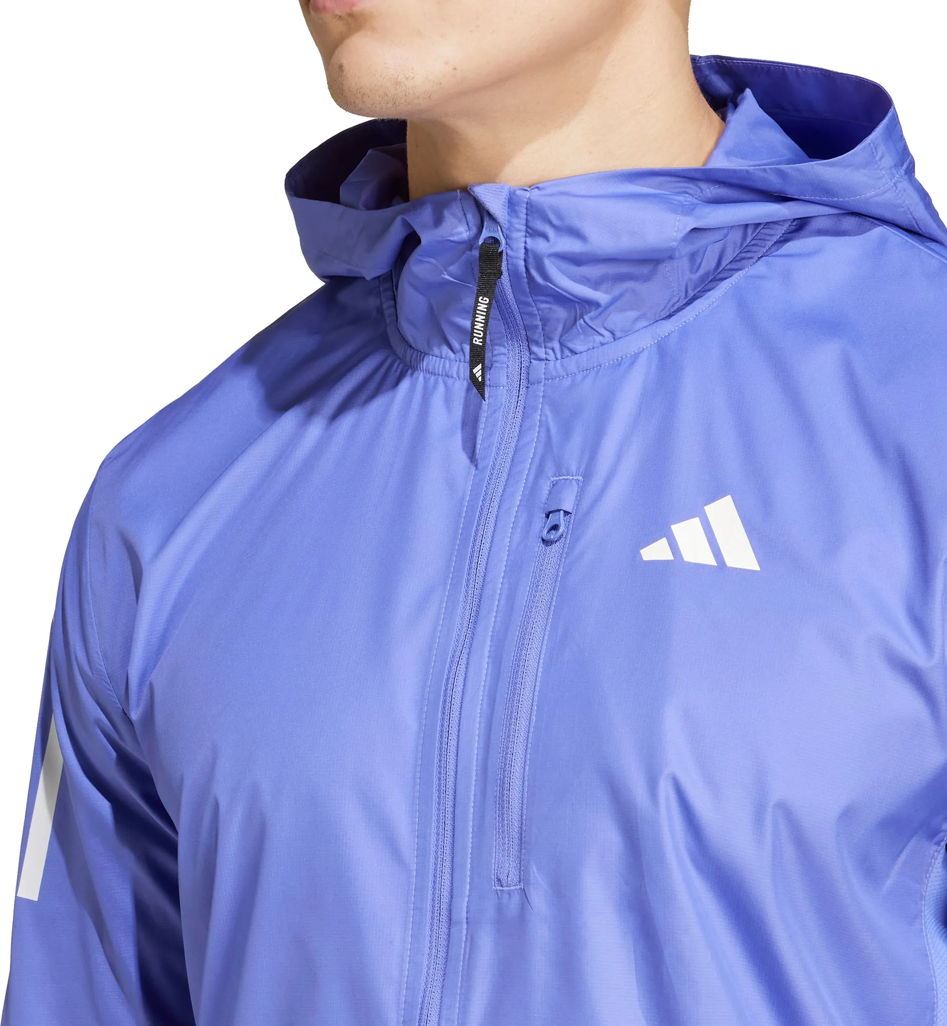 adidas Own The Run Mens Running Jacket - Blue