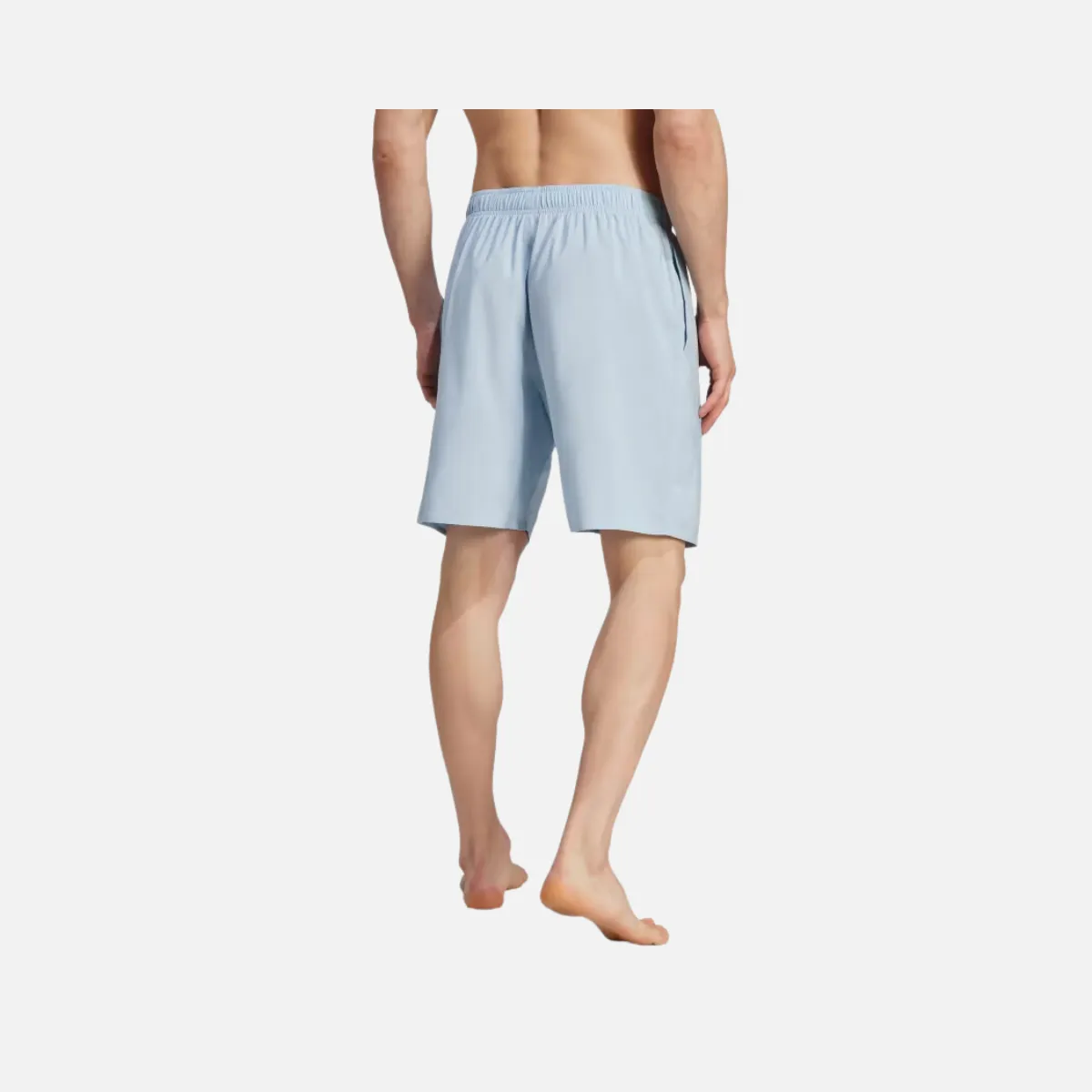 Adidas Solid CLX Classic Length Men's Swim Short -Wonder Blue/Crew Blue