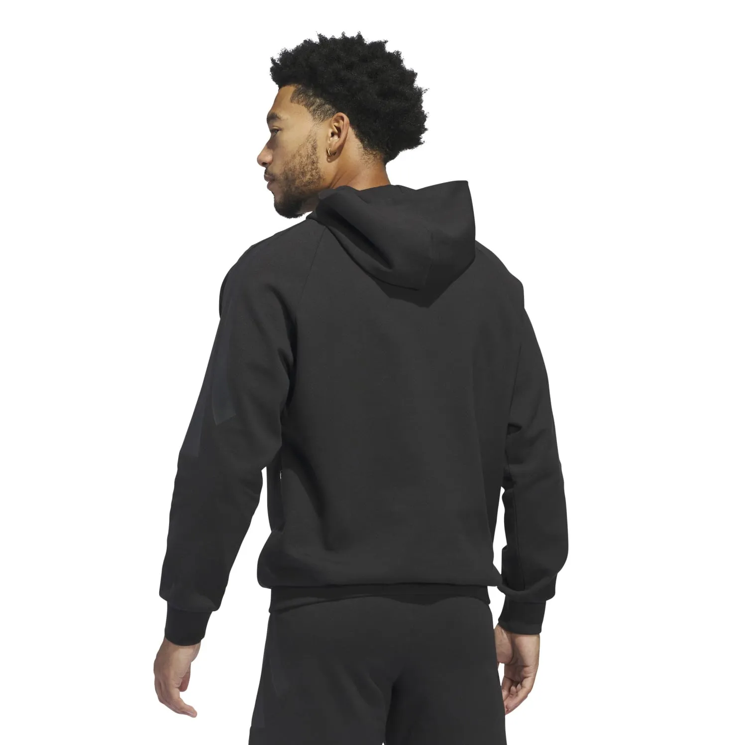 Adidas Unisex Basketball Spacer Hoodie Black IW5653