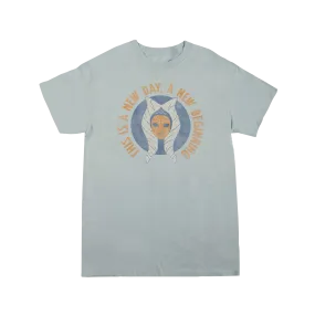 Ahsoka It's a New Day Blue Tee