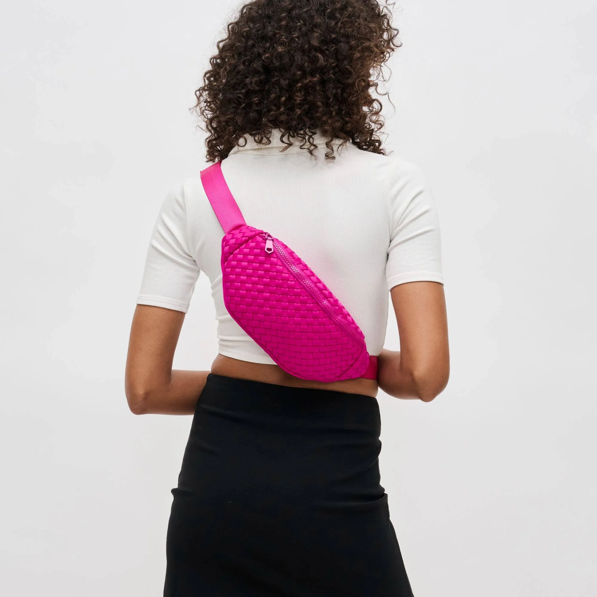 Aim High  Woven Neoprene Belt Bag