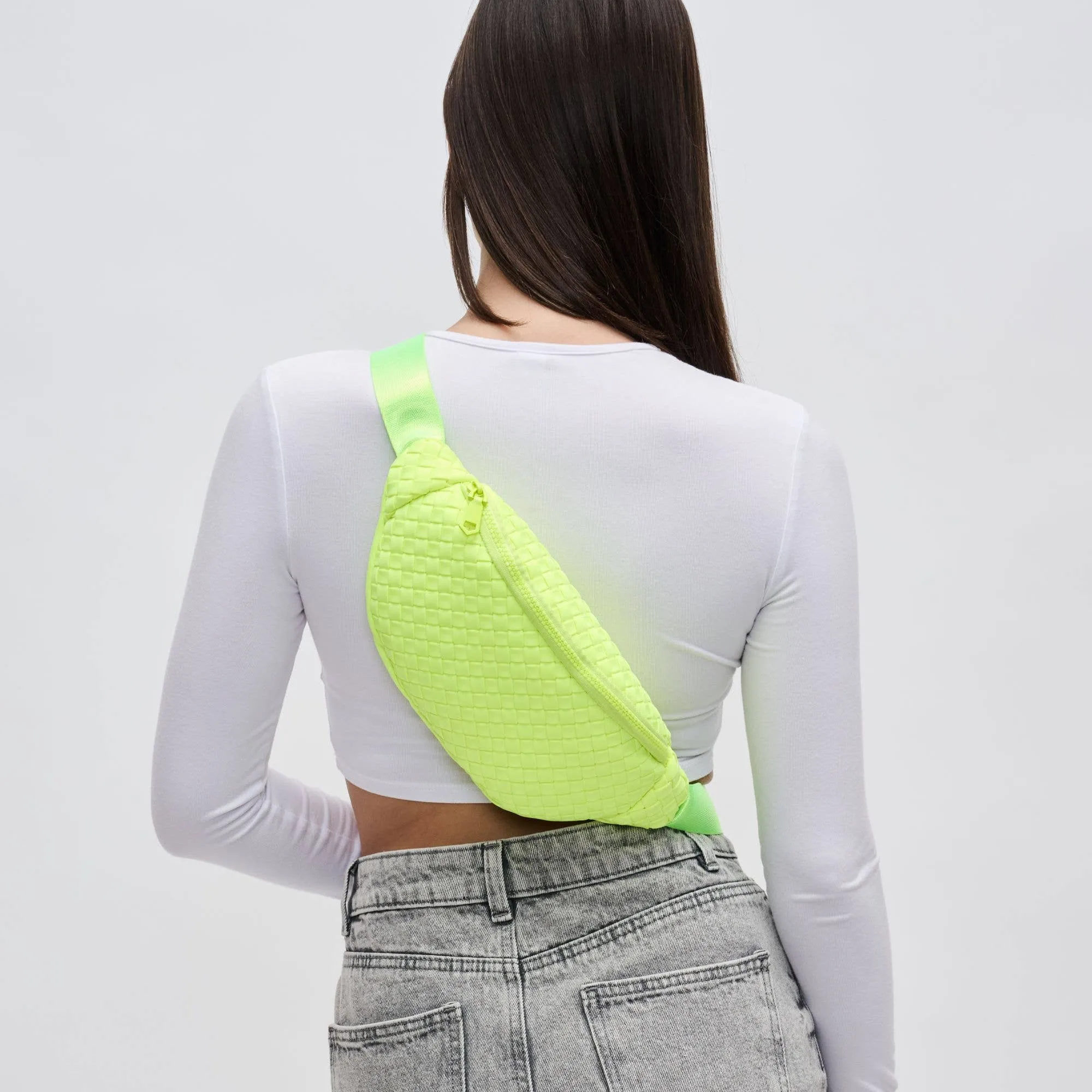 Aim High  Woven Neoprene Belt Bag