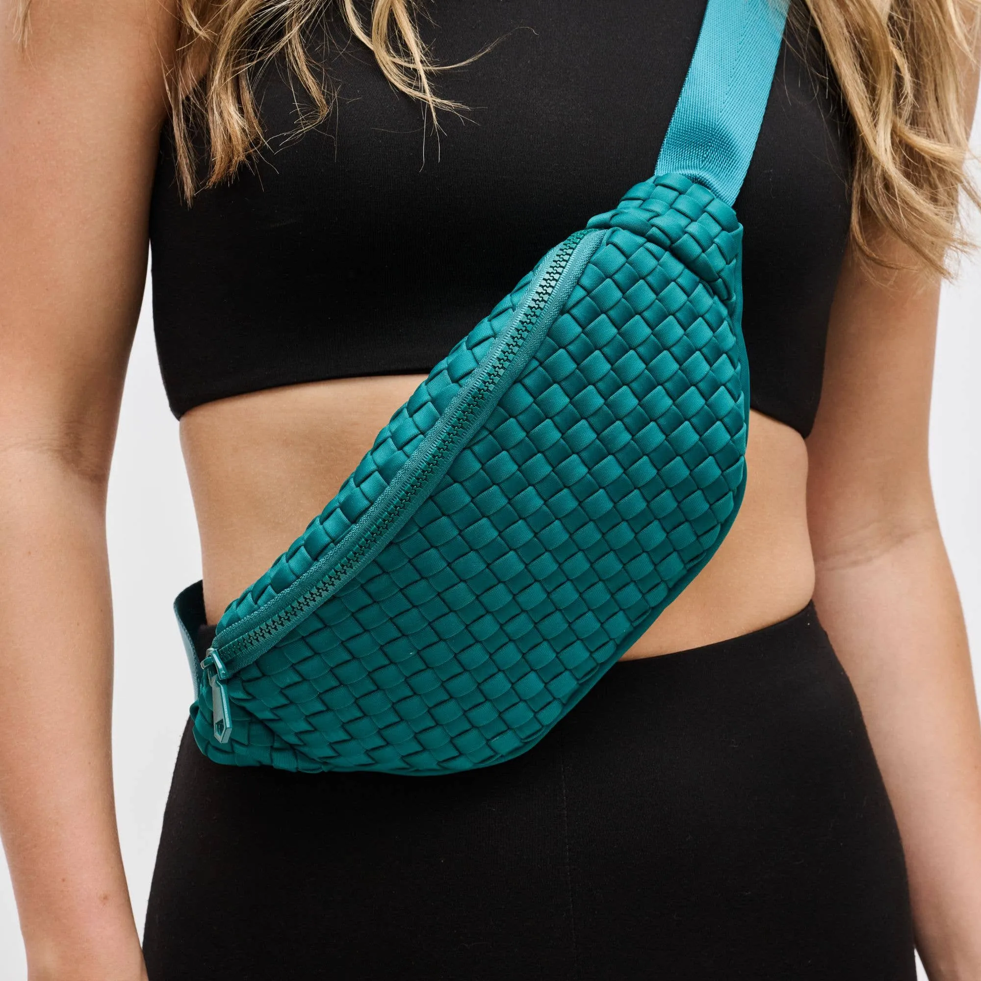 Aim High  Woven Neoprene Belt Bag