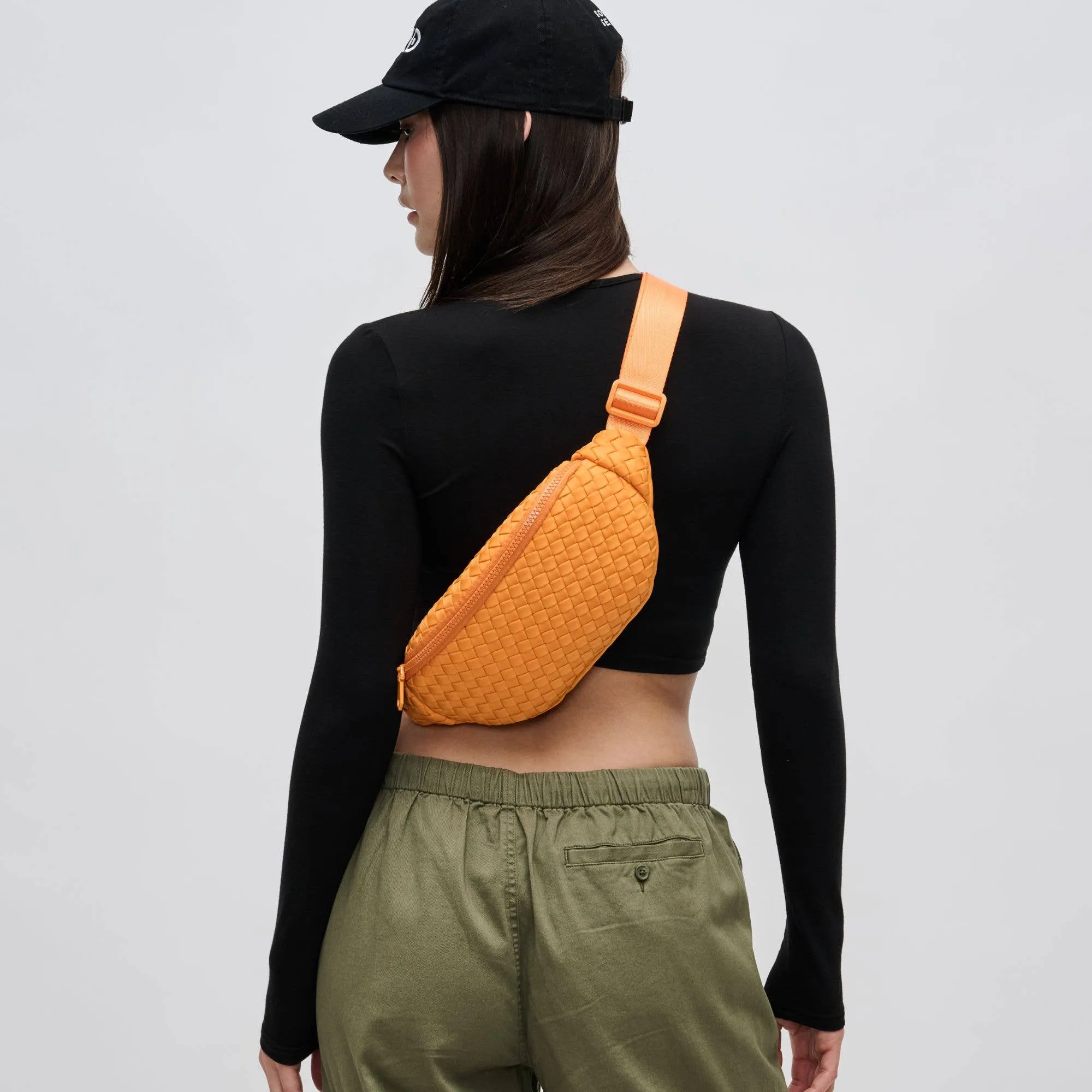 Aim High  Woven Neoprene Belt Bag