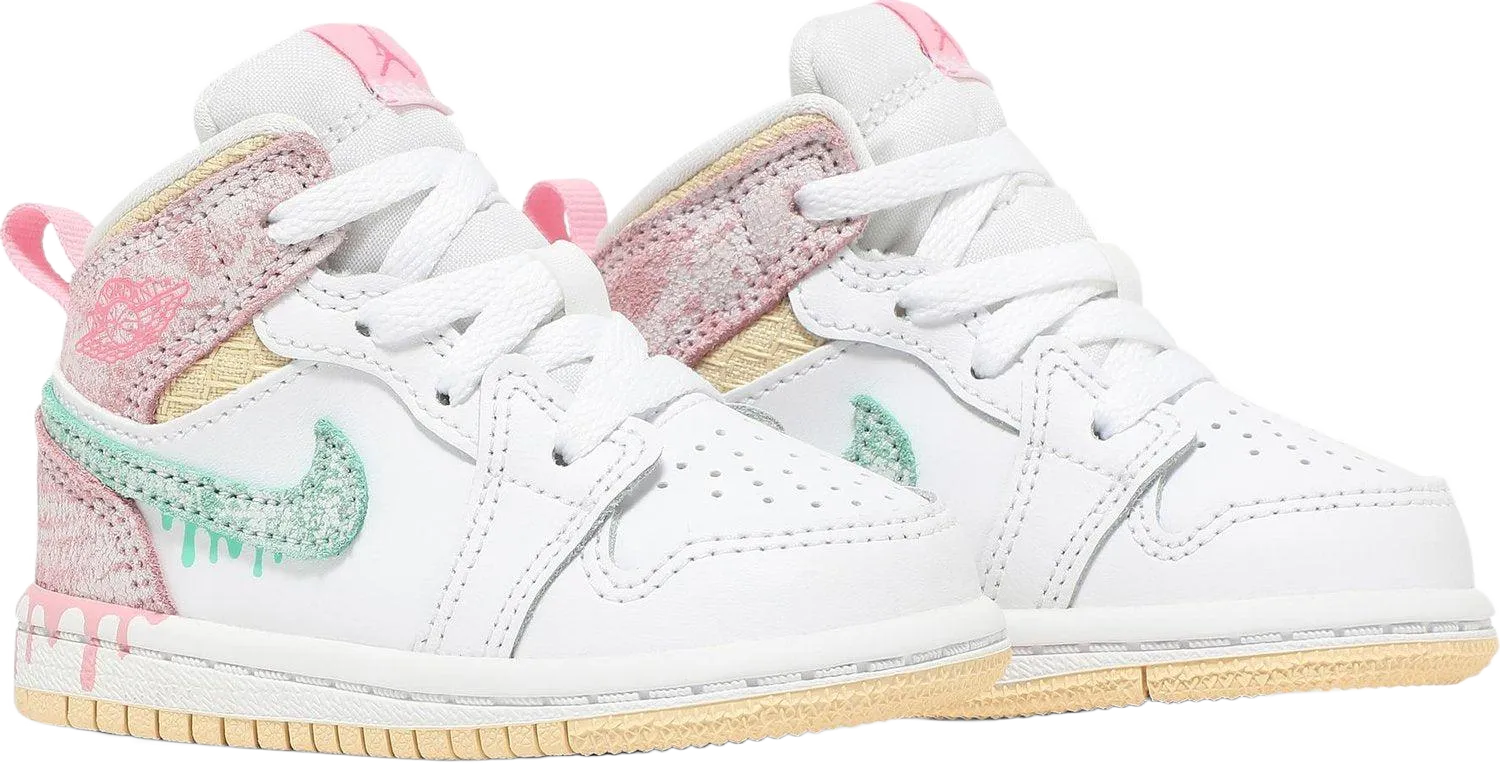 Air Jordan 1 Mid SE "Ice Cream" (Infant & Kids)