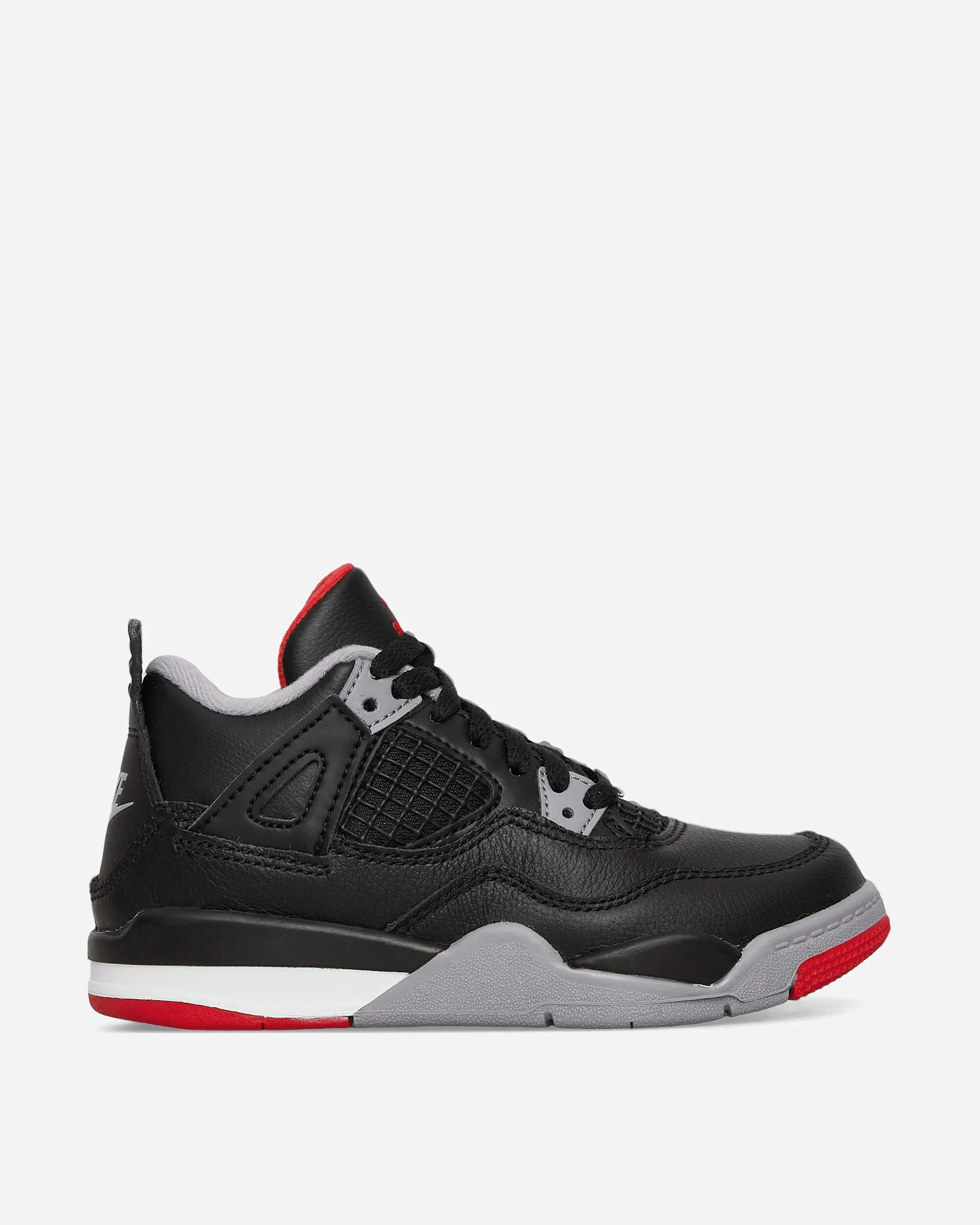 Air Jordan 4 Retro (PS) Sneakers Black / Fire Red / Cement