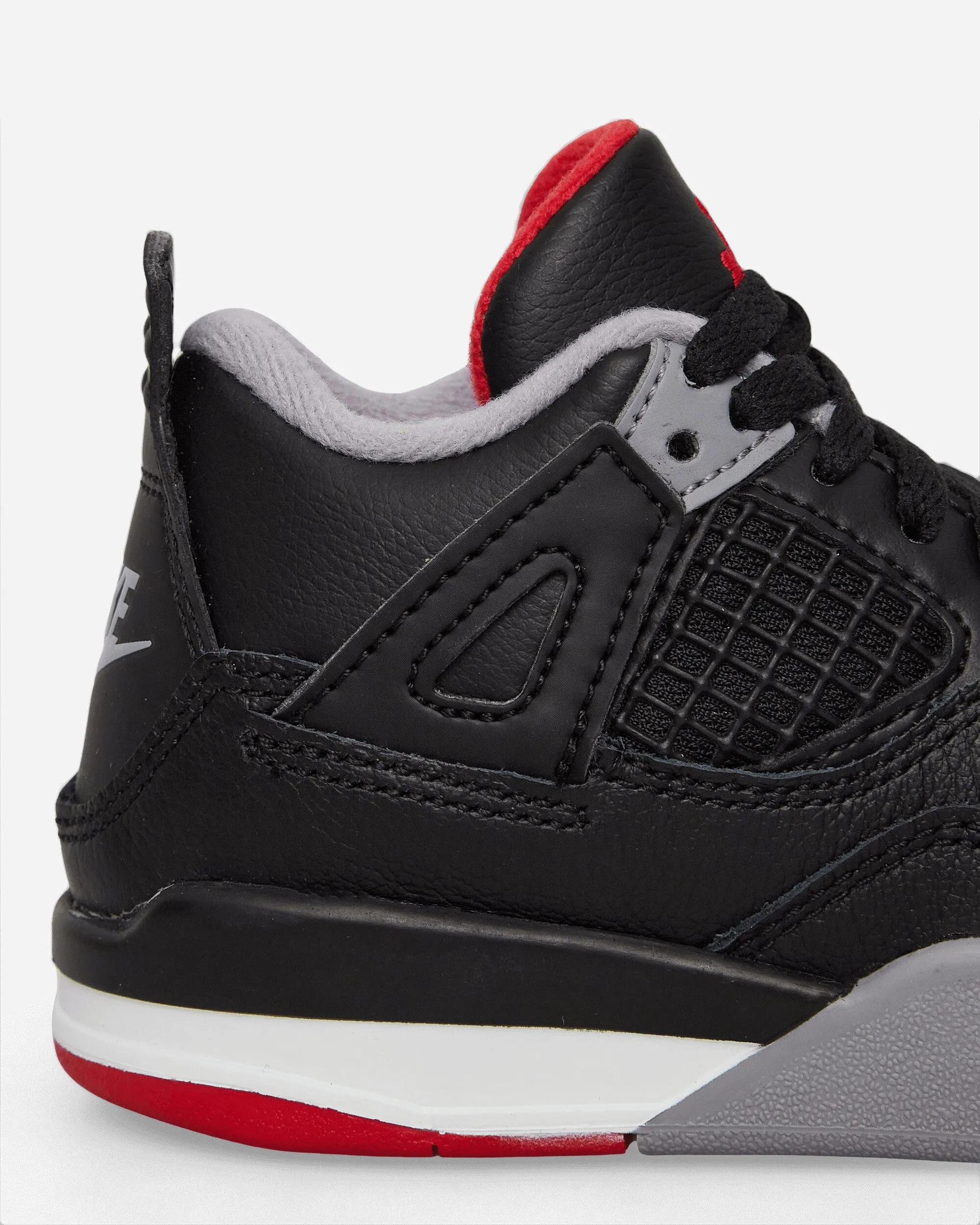 Air Jordan 4 Retro (PS) Sneakers Black / Fire Red / Cement