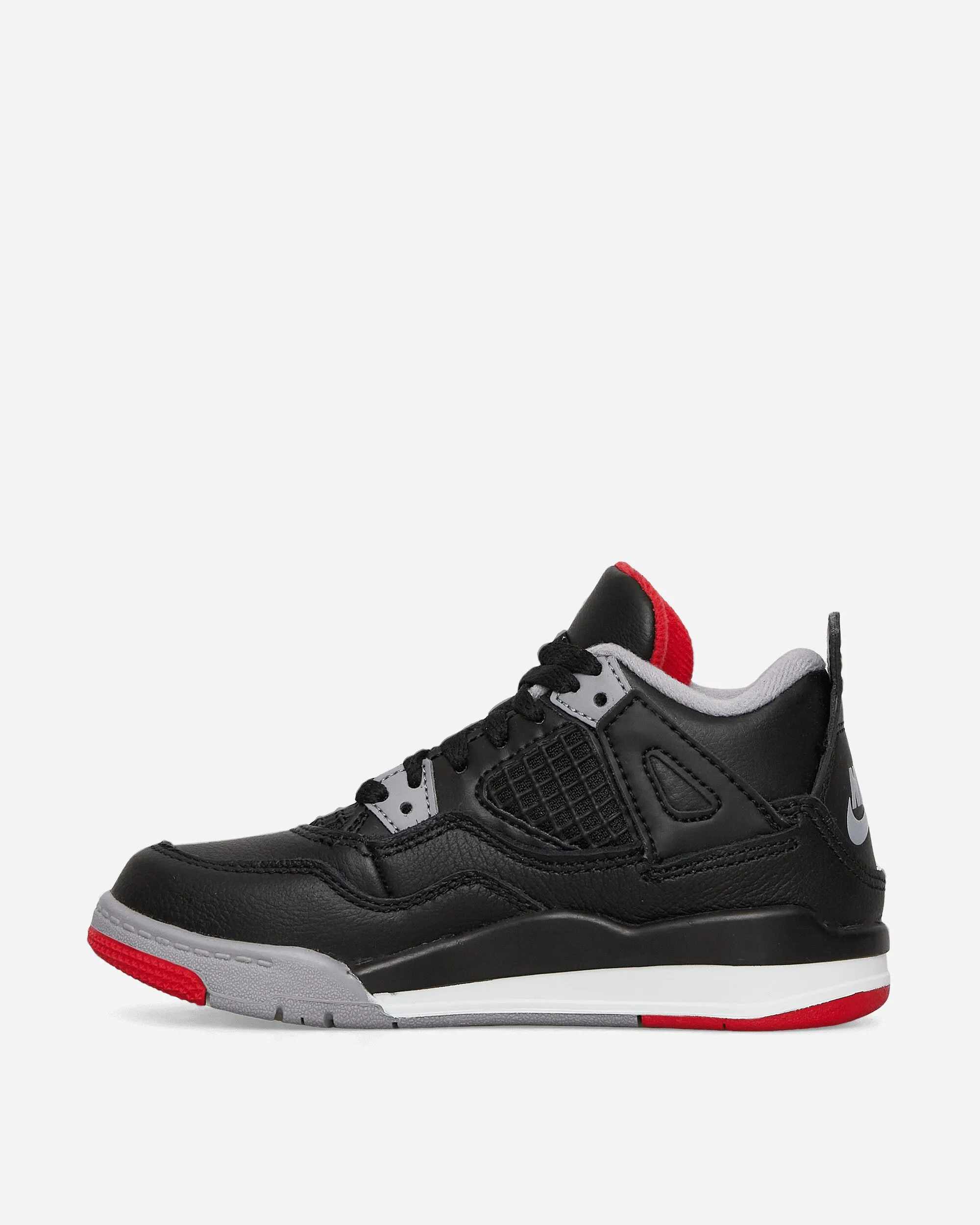 Air Jordan 4 Retro (PS) Sneakers Black / Fire Red / Cement