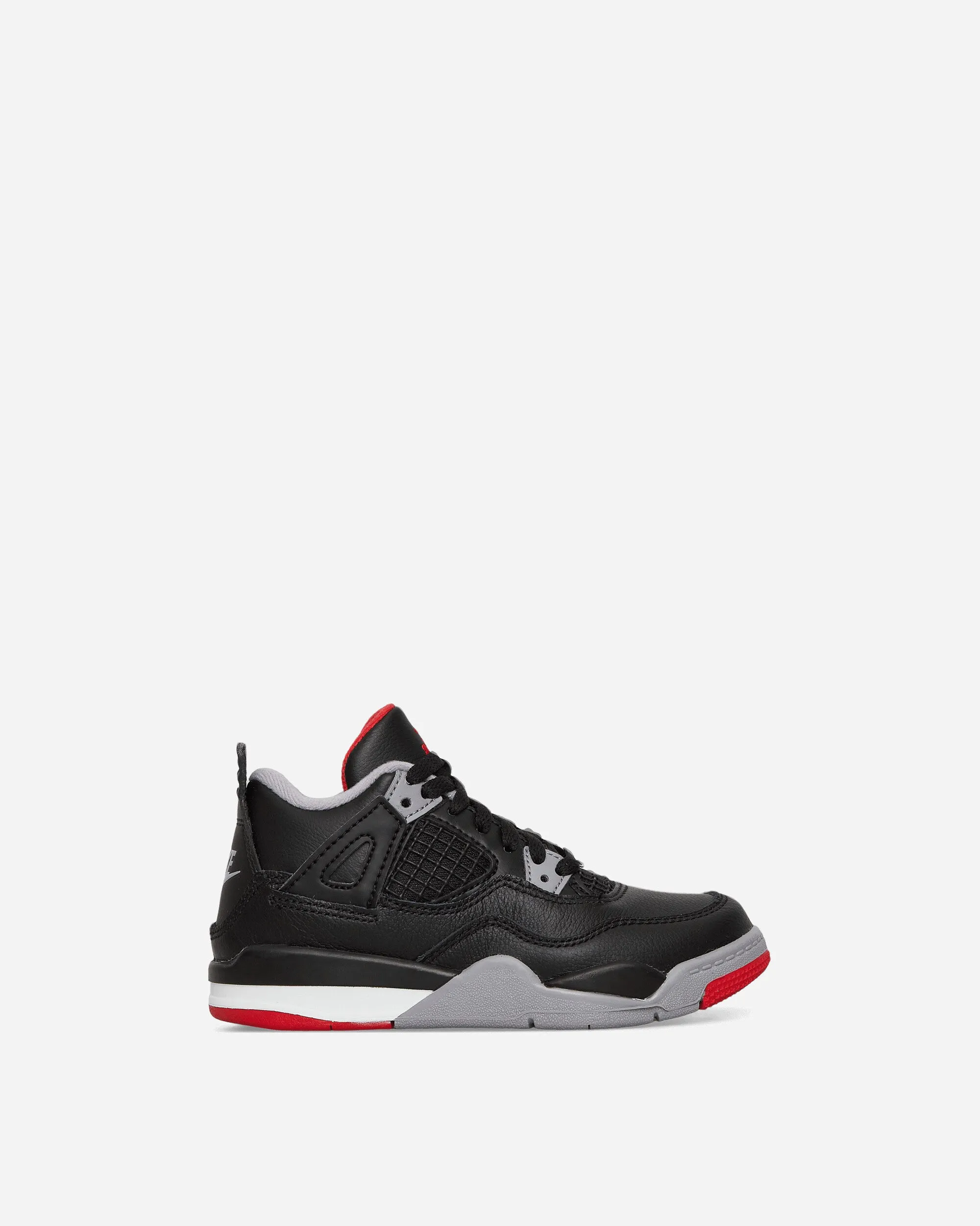 Air Jordan 4 Retro (PS) Sneakers Black / Fire Red / Cement