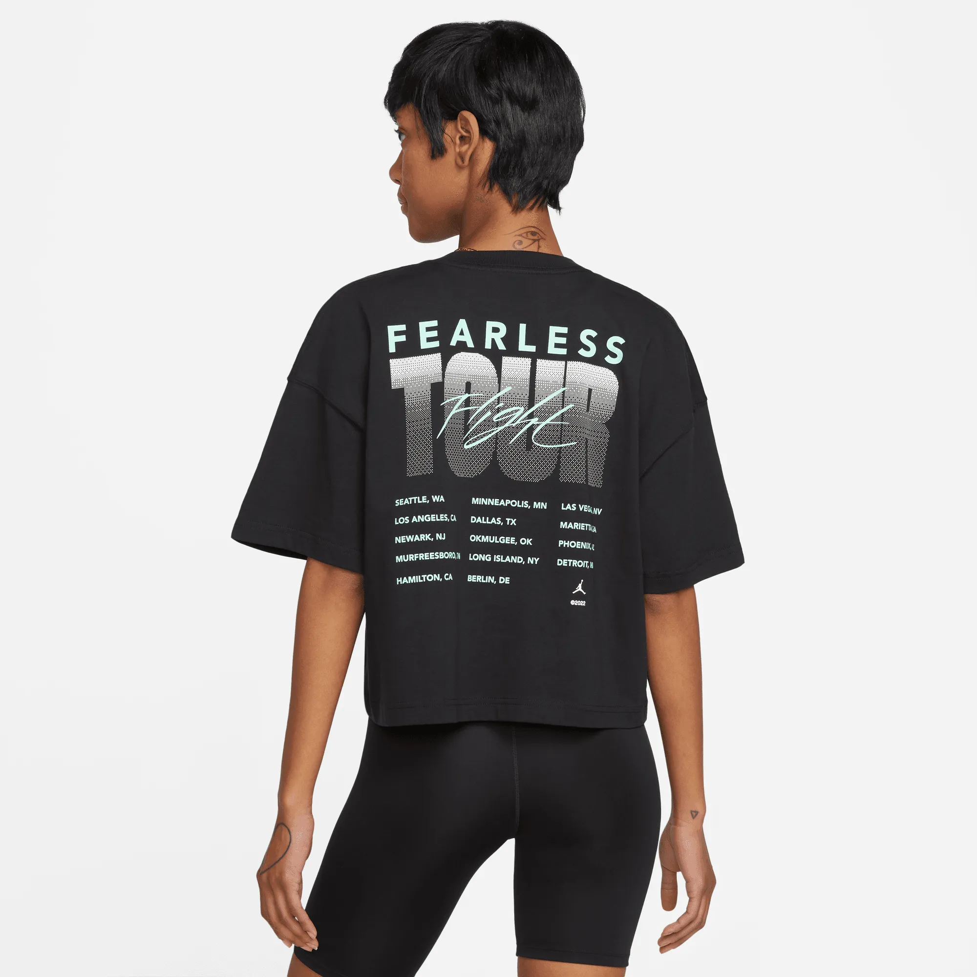 Air Jordan Womens HL Fearless SS Boxy Crew Tee