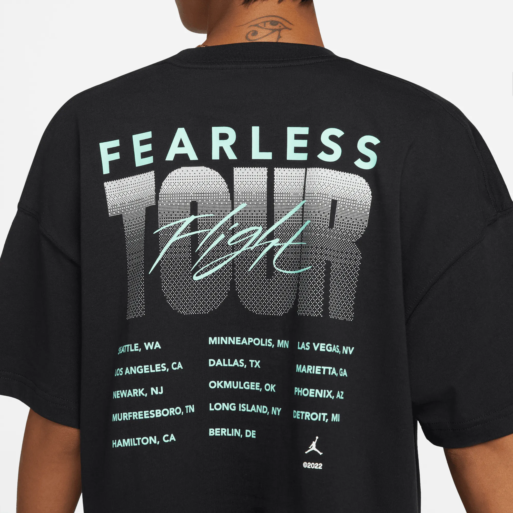 Air Jordan Womens HL Fearless SS Boxy Crew Tee