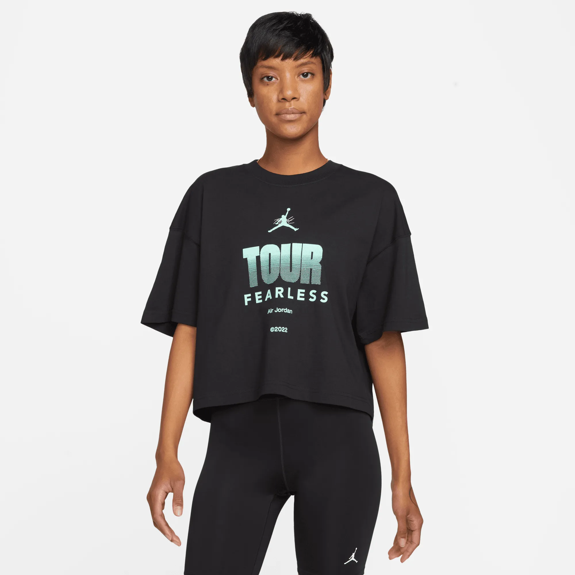 Air Jordan Womens HL Fearless SS Boxy Crew Tee