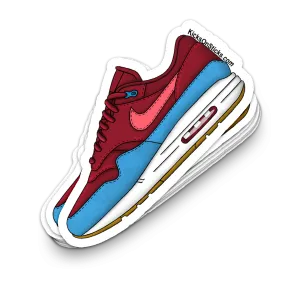 Air Max 1 "Burgundy Teal" Sneaker Sticker