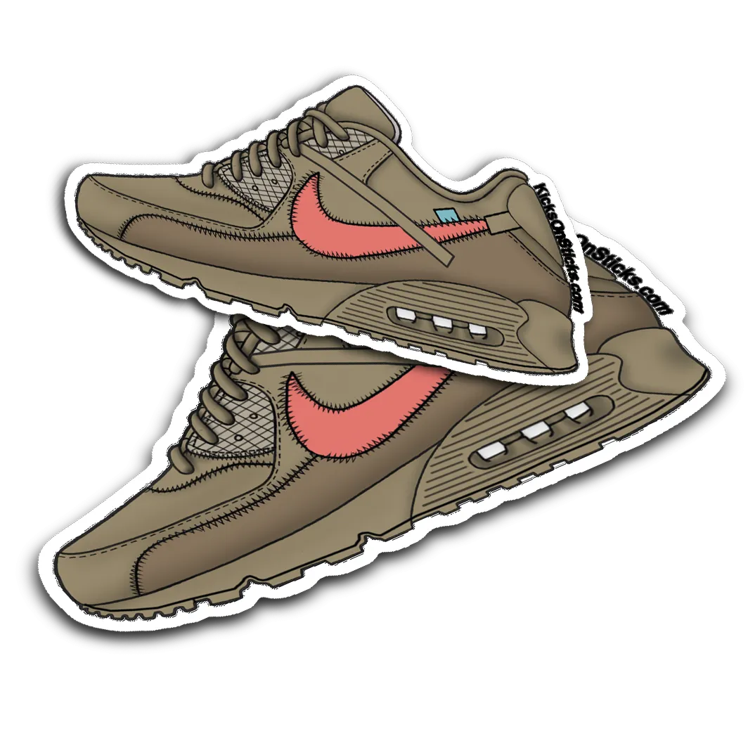 Air Max 90 Off-White "Desert Ore" Sneaker Sticker