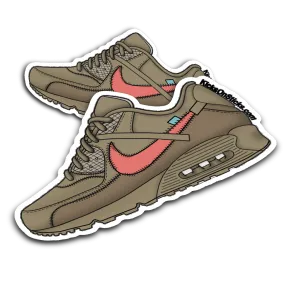 Air Max 90 Off-White "Desert Ore" Sneaker Sticker