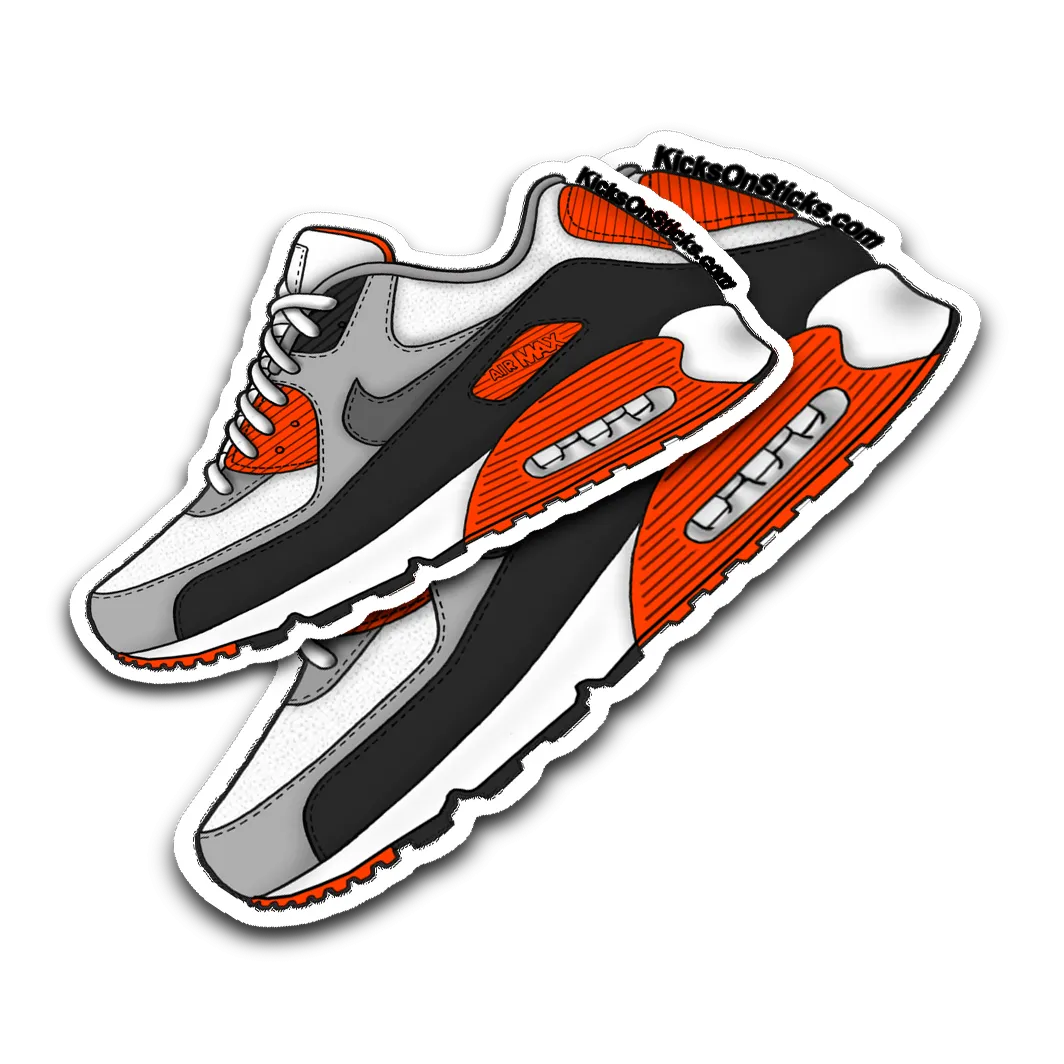 Air Max 90 "Infrared" Sneaker Sticker