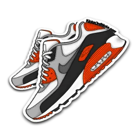 Air Max 90 "Infrared" Sneaker Sticker