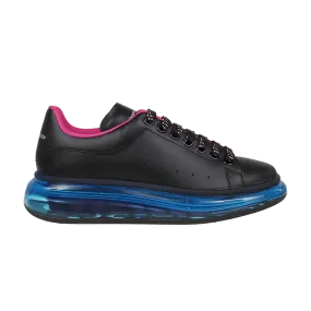 Alexander McQueen Wmns Oversized Sneaker 'Clear Sole - Black Aruba Blue'