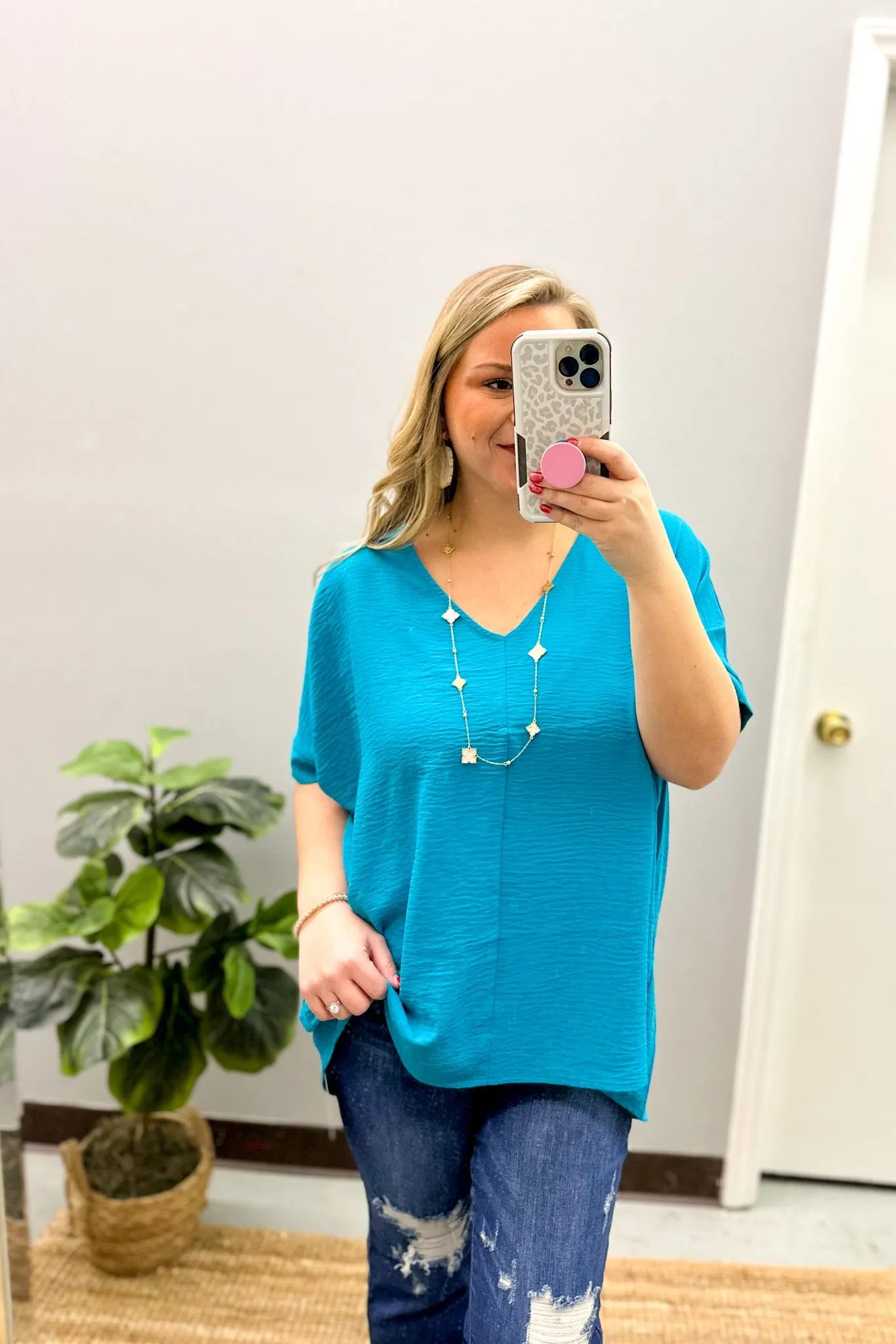 All You Need Airflow Top, Teal