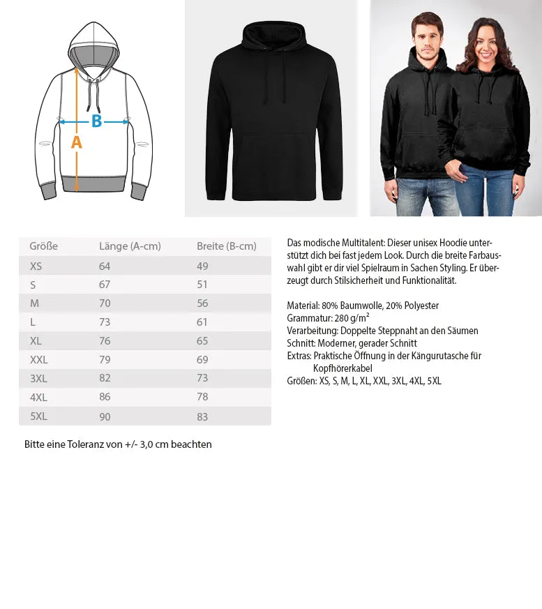 Alle verrückt hier - komm Schaf lass uns gehen  - Unisex Kapuzenpullover Hoodie