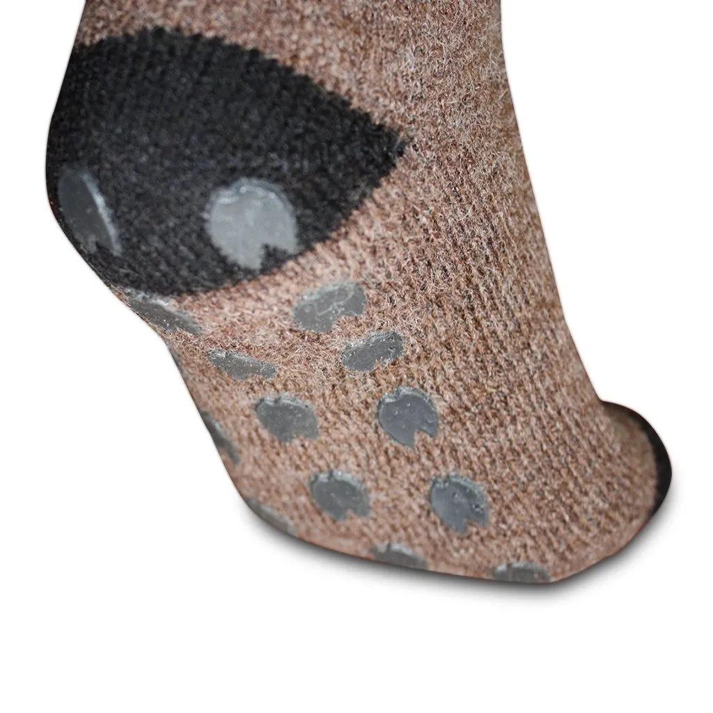 AlpacaTrax Gripper Slipper Alpaca Socks