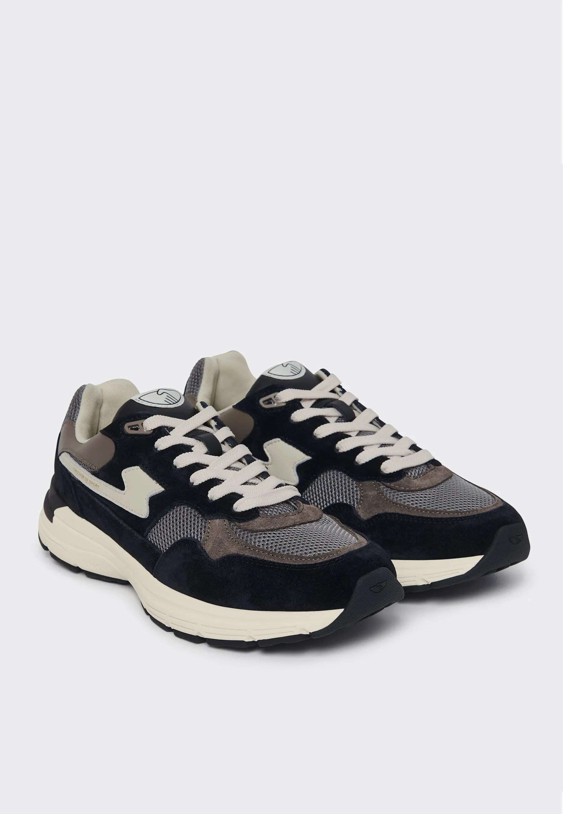 Amiel S-Strike Suede - Black/Grey