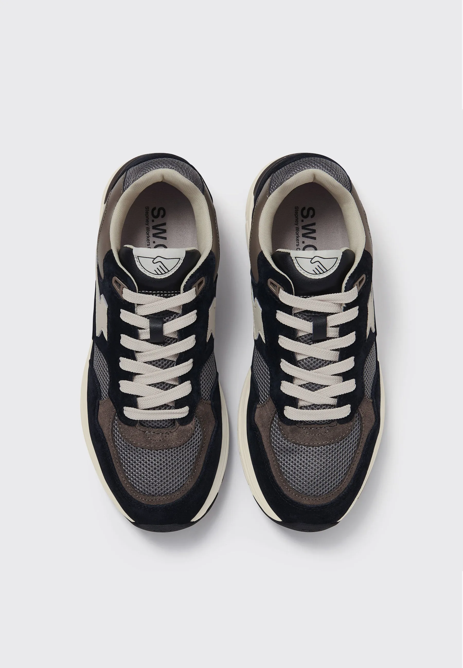 Amiel S-Strike Suede - Black/Grey