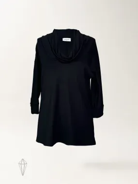 Anais Top - Black Soft Ponte