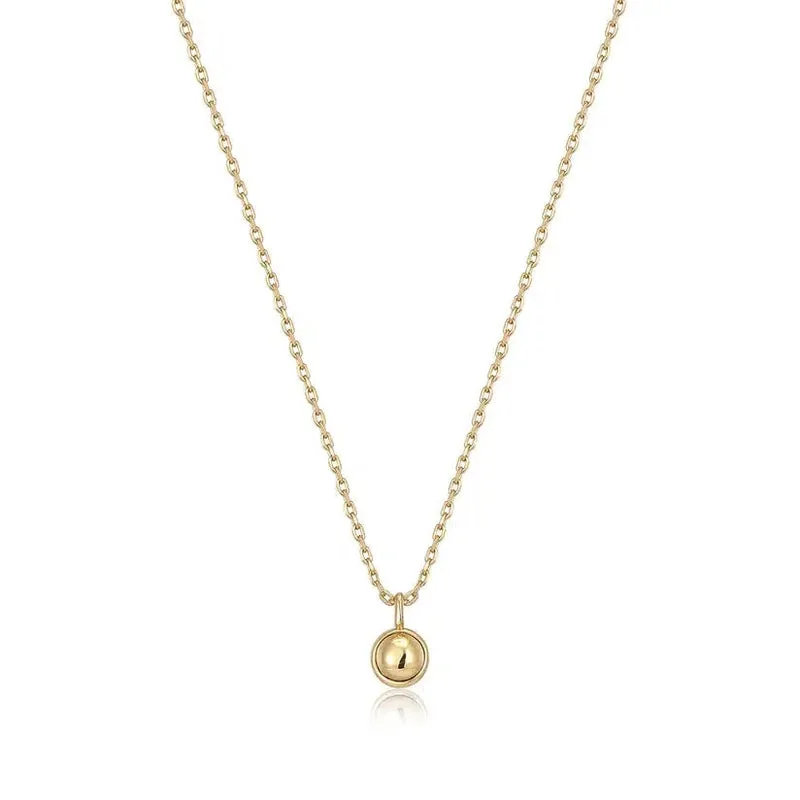 Ania Haie Gold Orb Drop Pendant Necklace