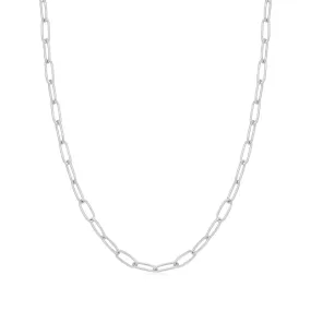 Ania Haie Silver Link Charm Chain Necklace