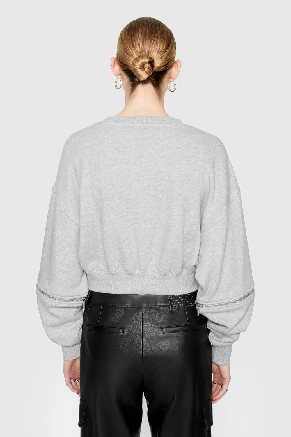 Annie Zip Sleeve Sweatshirt