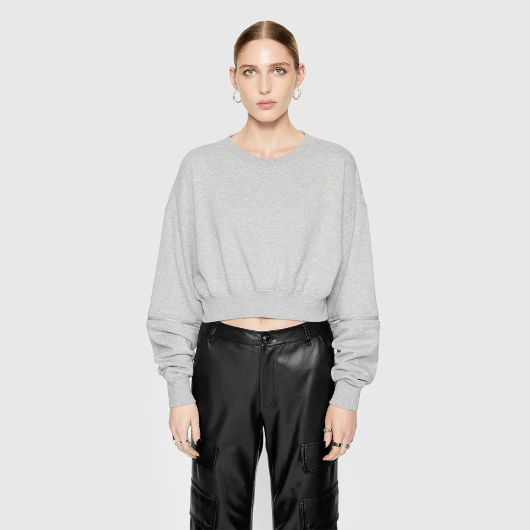 Annie Zip Sleeve Sweatshirt