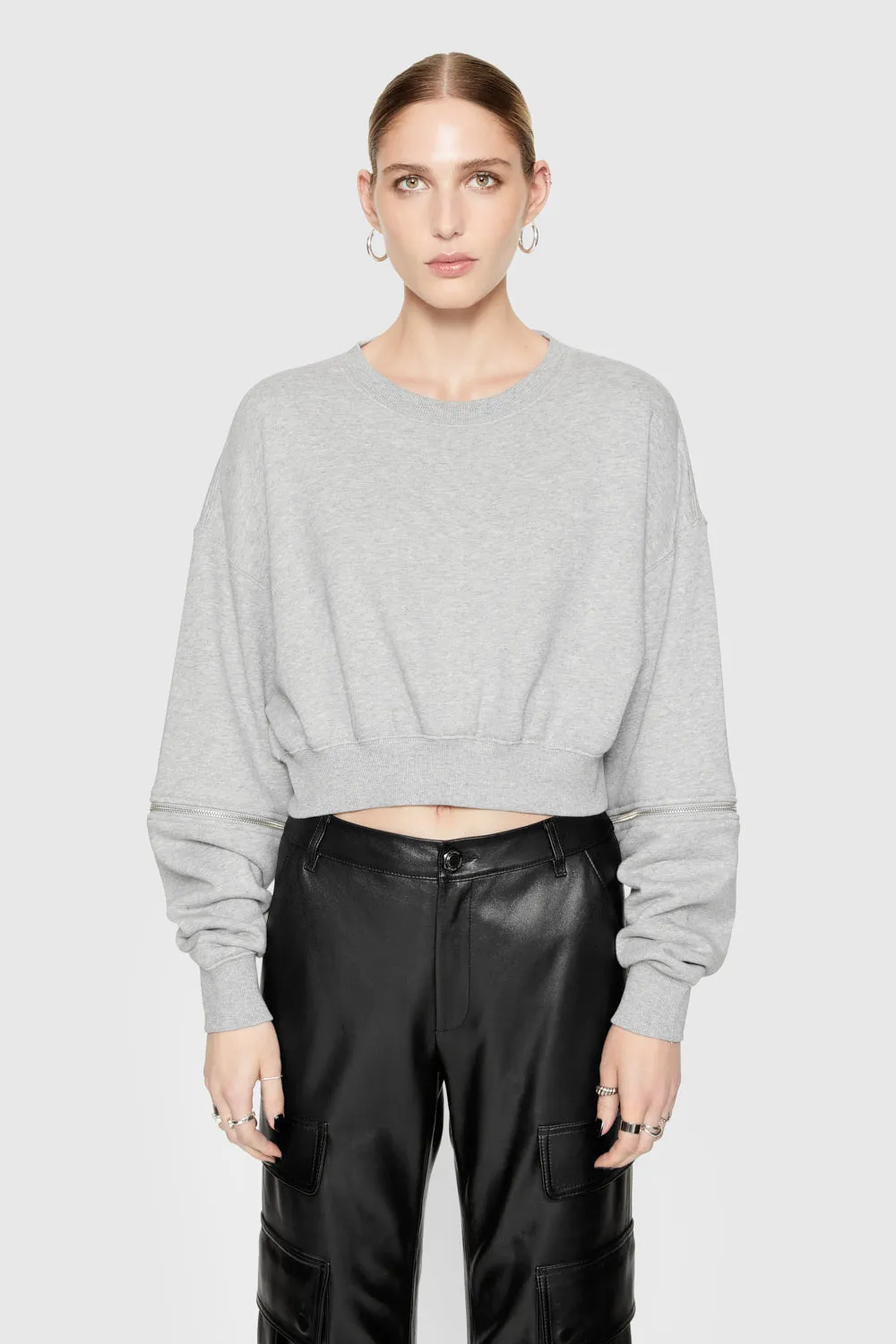 Annie Zip Sleeve Sweatshirt