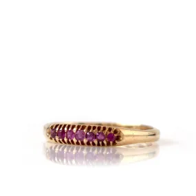 Antique Edwardian Ruby 18ct Gold Ring