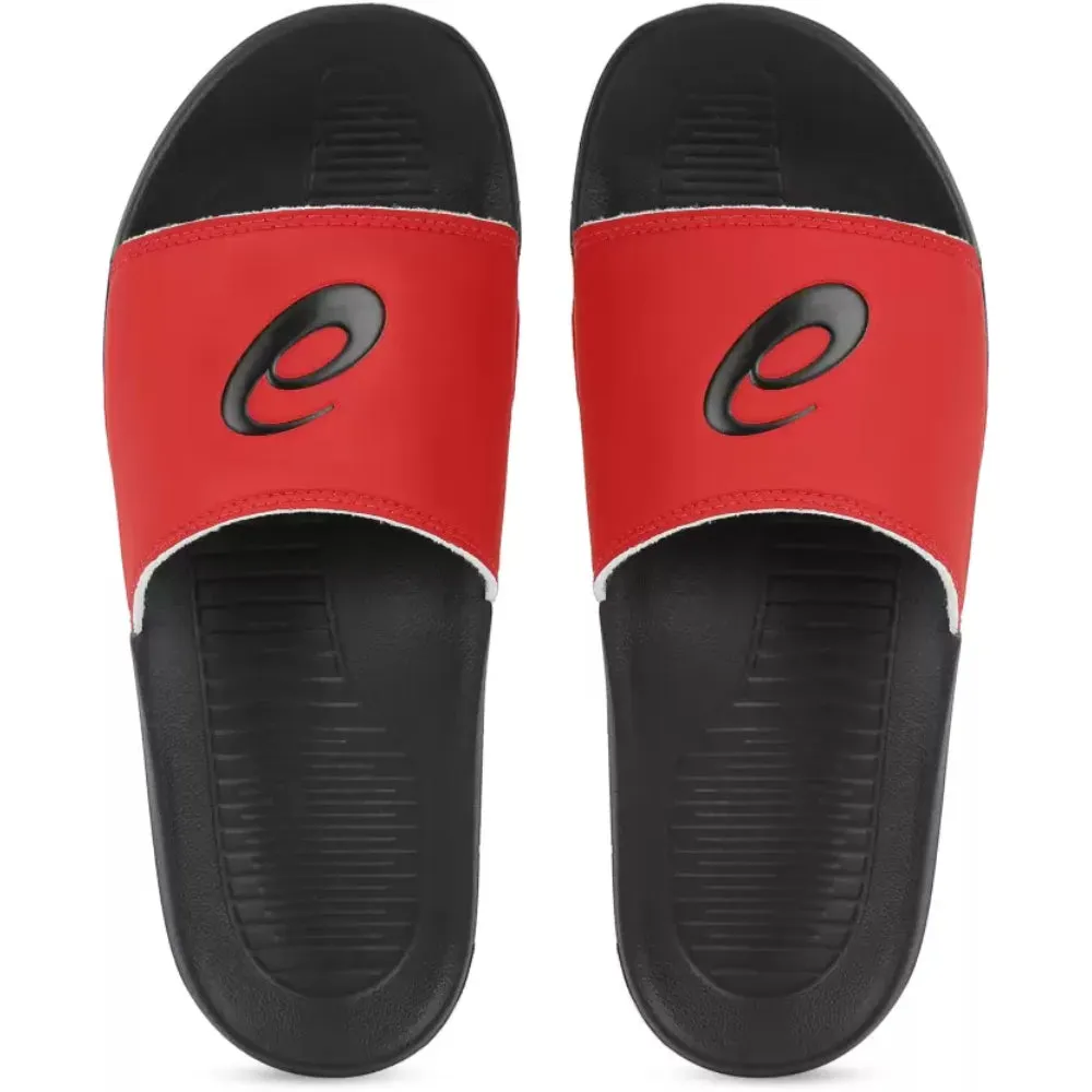 ASICS Unisex SPRL Slide (Electric Red/Performance Black)