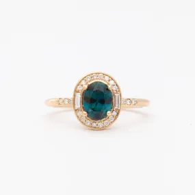 Athena Sapphire Halo Ring