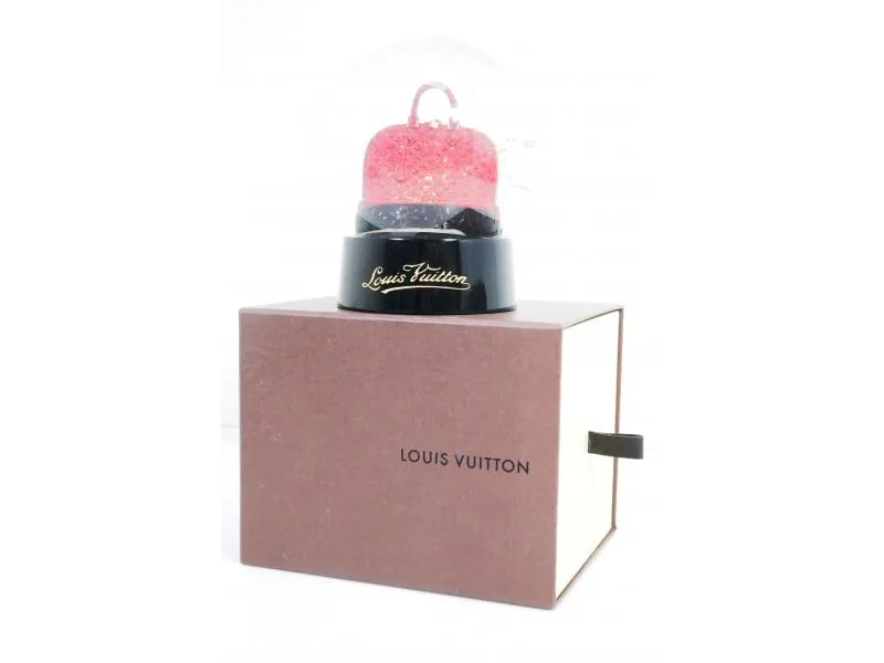 Authentic Pre-owned Louis Vuitton Limited Vip Novelty Vernis Red Alma Voyage Motif Snow Globe 191012