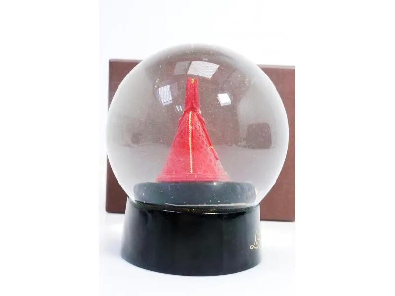 Authentic Pre-owned Louis Vuitton Limited Vip Novelty Vernis Red Alma Voyage Motif Snow Globe 191012