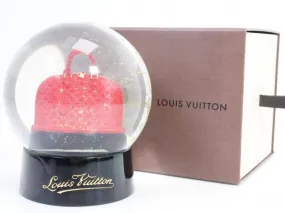 Authentic Pre-owned Louis Vuitton Limited Vip Novelty Vernis Red Alma Voyage Motif Snow Globe 191012