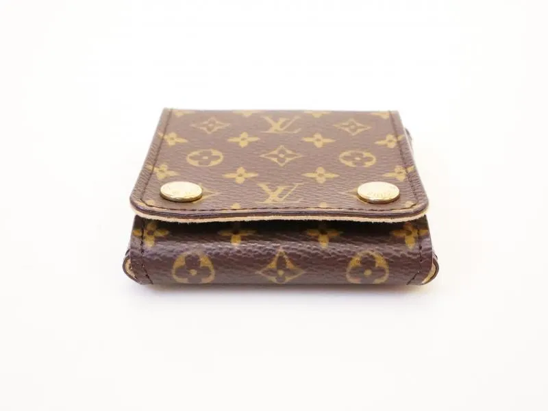 Authentic Pre-owned Louis Vuitton Monogram Portable Jewelry Jewellery Holder Accessory Case 210819